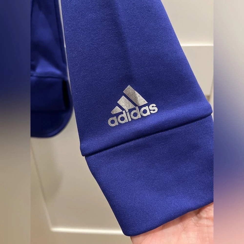 Girls cowl neck adidas pullover in 6x